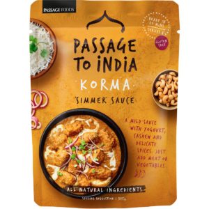 Passage To India Simmer Sauce Curry Korma 375g