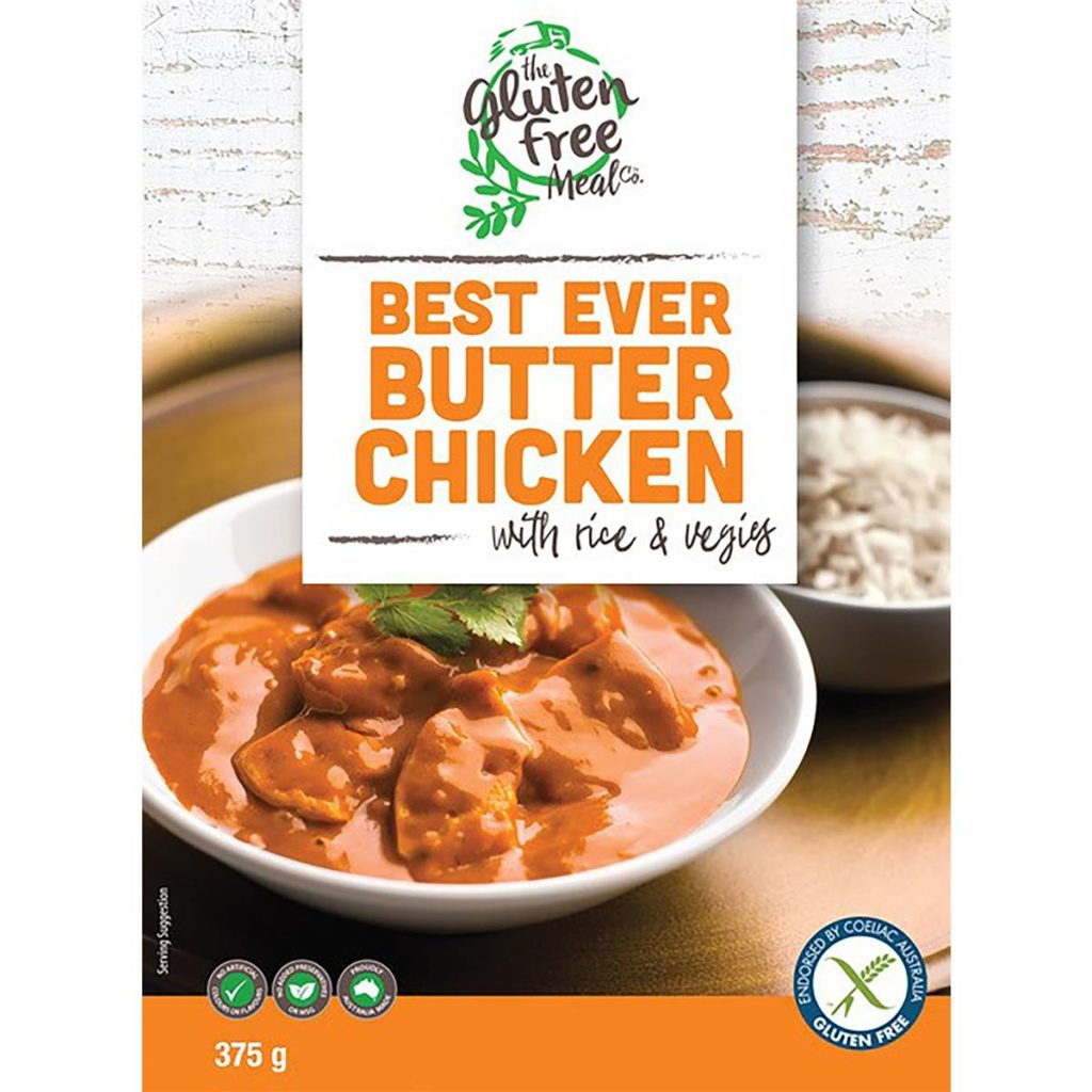 The Gluten Free Meal Co Butter Chicken With Rice 375g