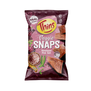Thins Veggie Snaps Himalayan Pink Salt