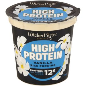 Wicked Sister High Protein Vanilla Rice Pudding 170g