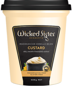 Wicked Sister Madagascan Vanilla Bean Custard 500g