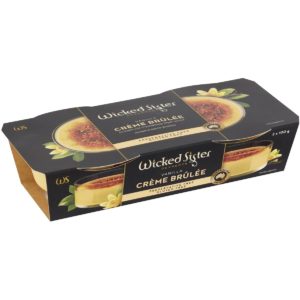Wicked Sister Vanilla Creme Brulee 100g X2 Pack