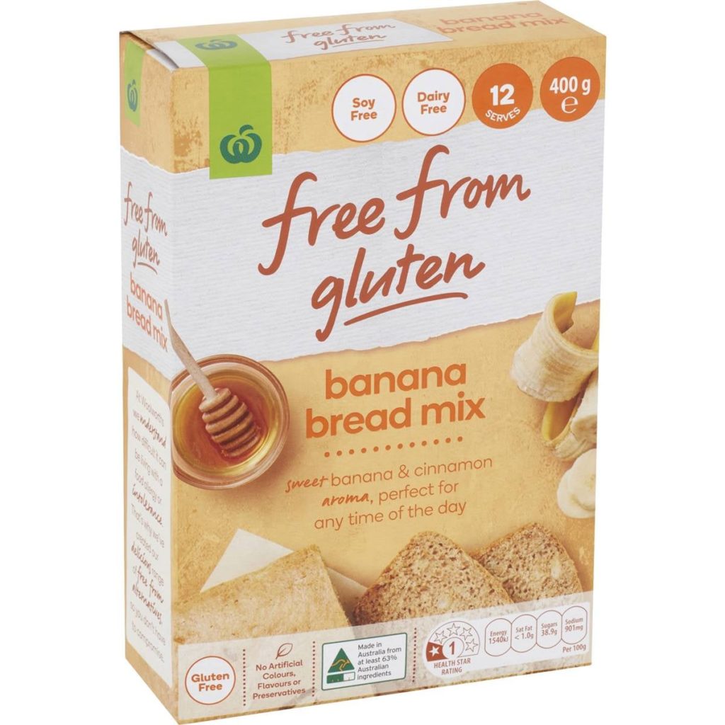 Woolworths Free From Gluten Banana Bread