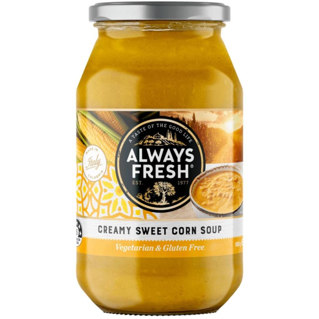 Always Fresh Creamy Sweet Corn Soup 500g