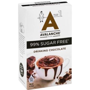 Avalanche 99% Sugar Free Drinking Chocolate 10 Pack
