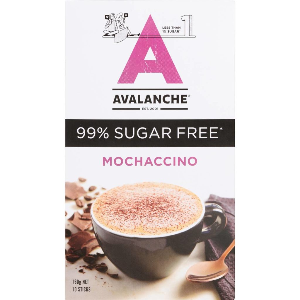 Avalanche 99% Sugar Free Mochaccino 10 Pack