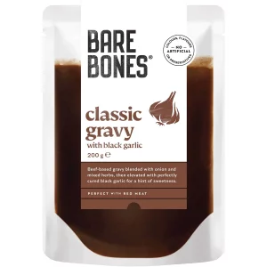 Bare Bones Classic Gravy With Black Garlic Cooking Sauce 200g
