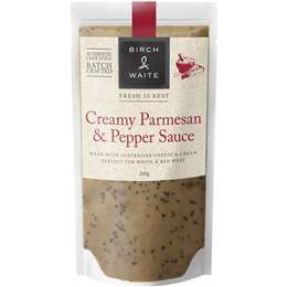 Birch & Waite Creamy Parmesan & Pepper Sauce 200g