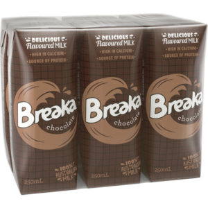 Breaka Chocolate Milk 6x250ml