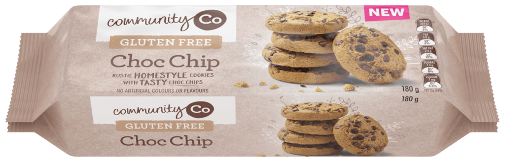 Community Co. Gluten Free Choc Chip Cookies 180g