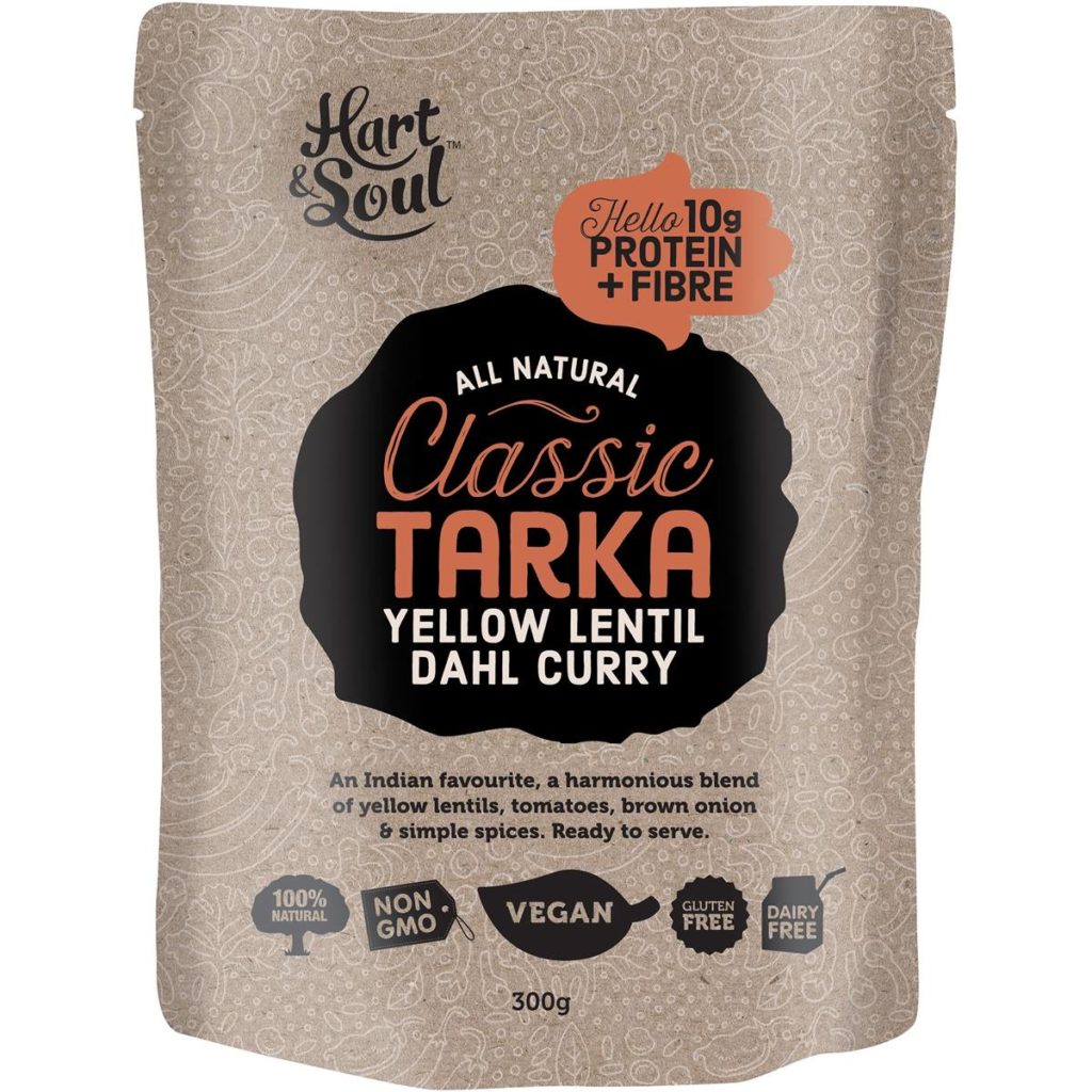 Hart & Soul All Natural Classic Tarka Yellow Lentil Dahl Curry 300g