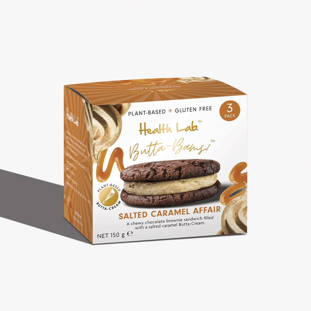 Health Lab Butta Bams Salted Caramel Affair 3 Pack 150g