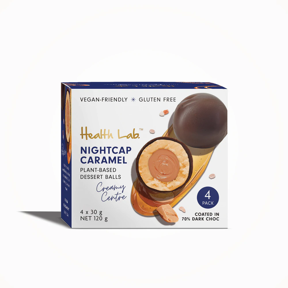 Health Lab Nightcap Caramel Raw Dessert Ball 4 pack