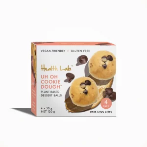Health Lab Uh Oh Cookie Dough Raw Dessert Ball 4 pack