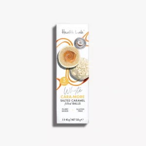 Health Lab Whyte Cara-more Caramel Filled Ball 4 Pack