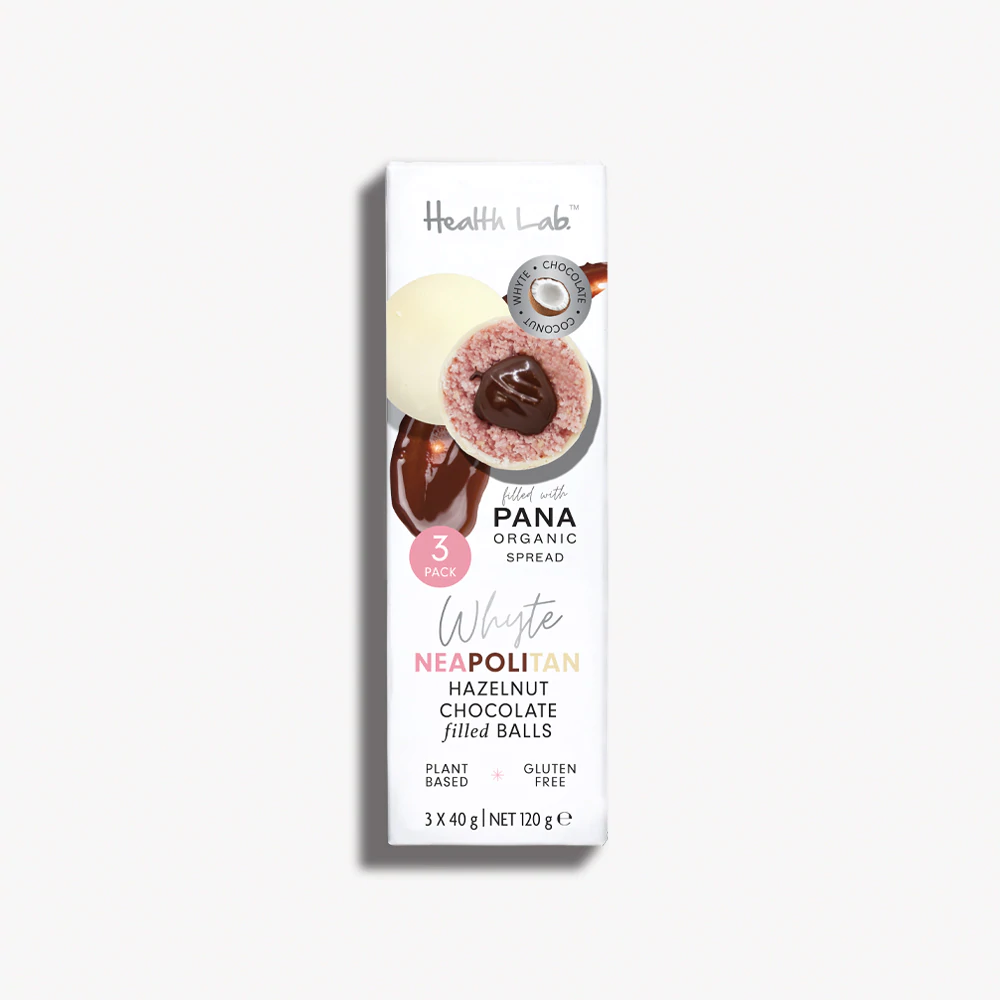 Health Lab Whyte Neapolitan Chocolate Filled Balls 4 Pack