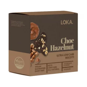 Loka Choc Hazelnuts Biscotti 100g