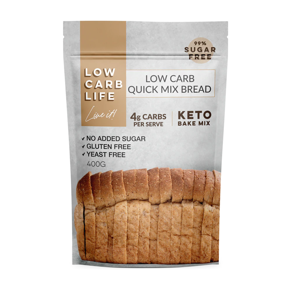 Low Carb Life Low Carb Quick Mix Bread Keto Bake Mix 400g