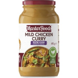 Masterfoods Mild Chicken Curry Slow Cook Sauce 490g
