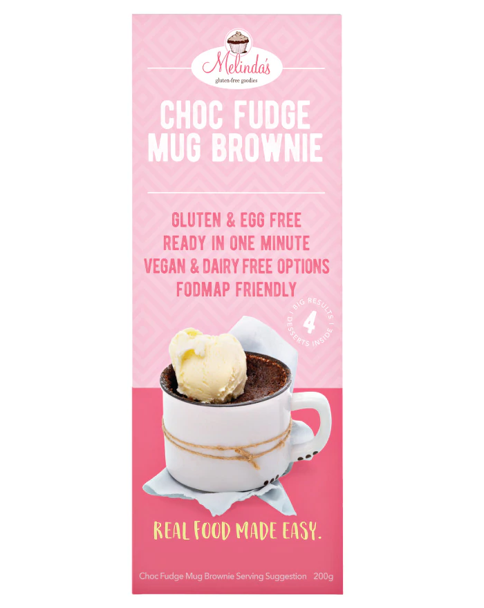 Melinda's Choc Fudge Mug Brownie 200g