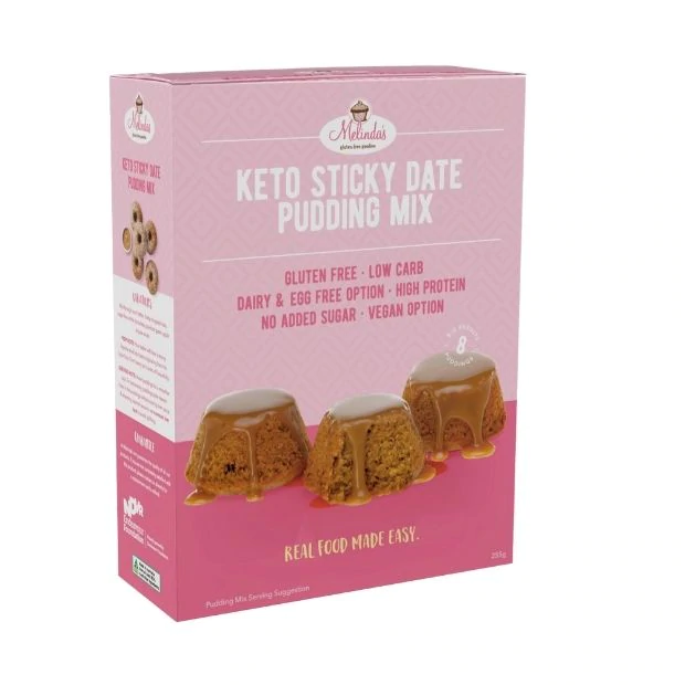 Melinda's Keto Sticky Date Pudding Mix 225g