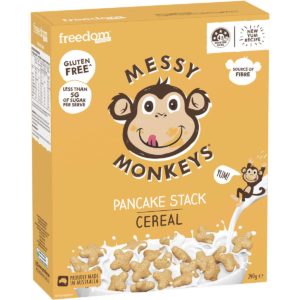 Freedom Foods Messy Monkeys Pancake Stack Cereal 240g