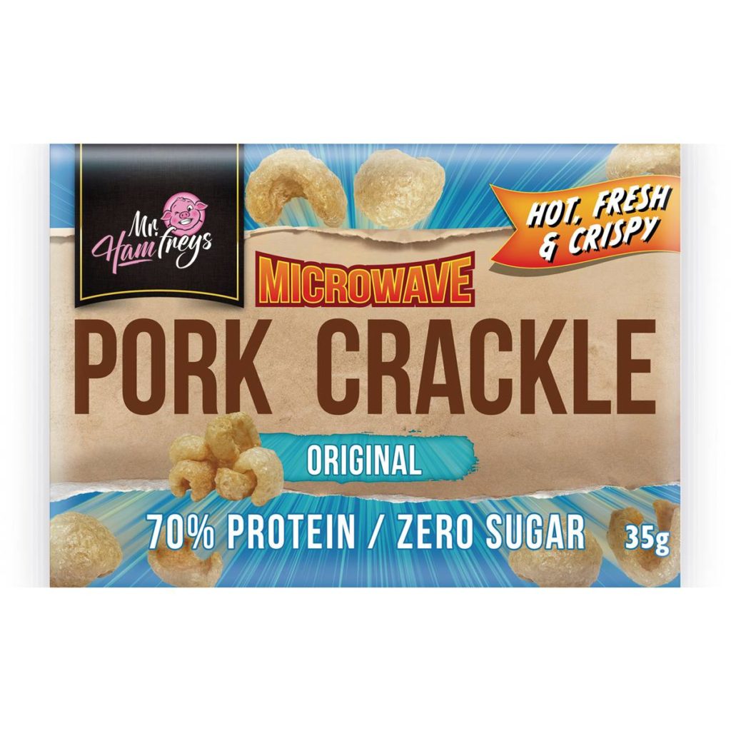 Mr Hamfrey's Microwavable Pork Crackle Original 35g