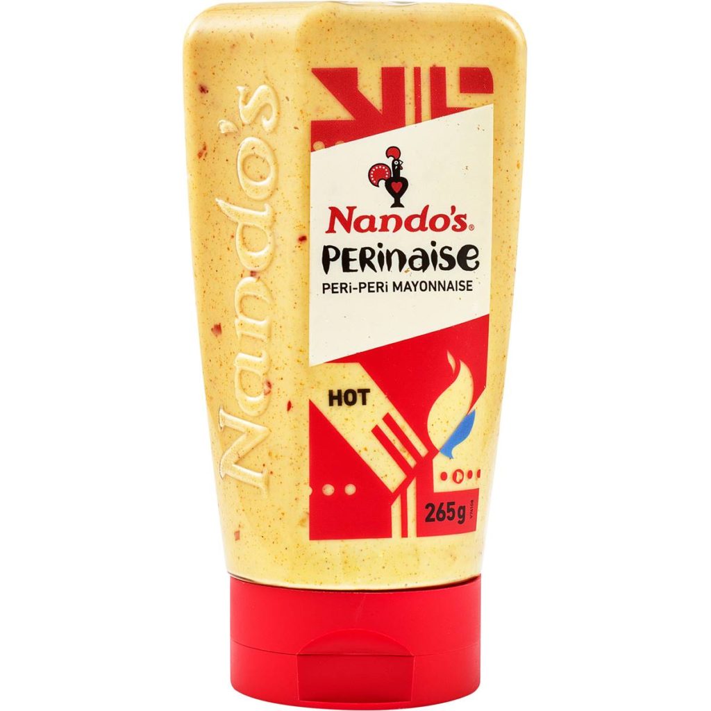 Nando's Perinaise Hot Peri-peri Mayonnaise Sauce 265g