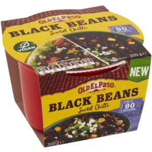 Old El Paso Black Beans Sweet Chilli 300g