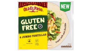 Old El Paso Gluten Free Jumbo Tortillas 4 pack 215g