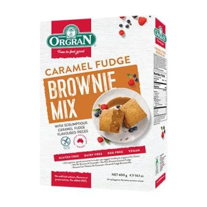 Orgran Caramel Fudge Brownie Mix 400g