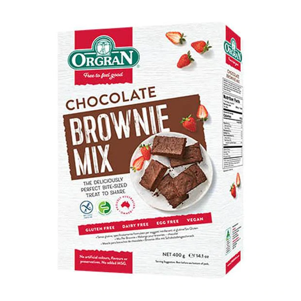 Orgran Caramel Fudge Brownie Mix 400g