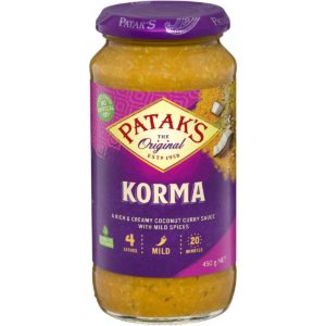 Patak's Korma Curry Simmer Sauce Sauce 450g