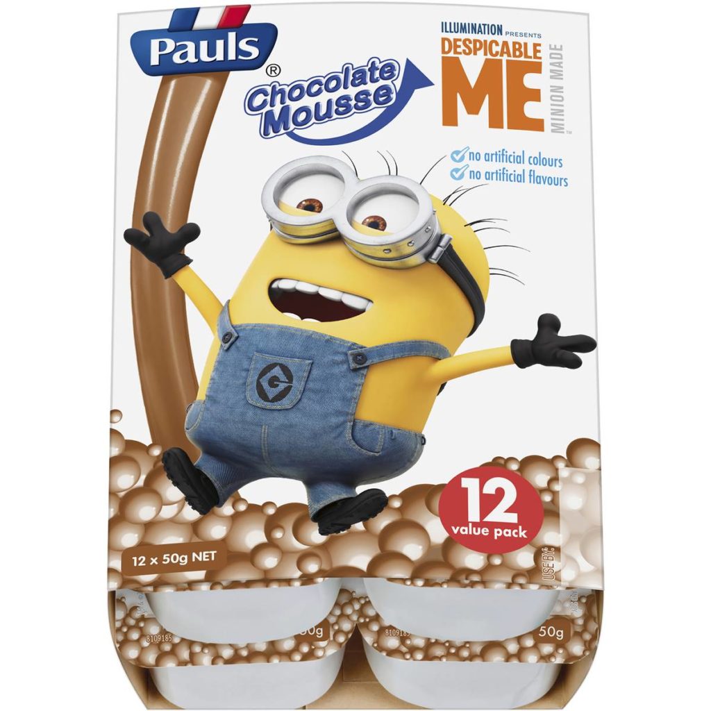 Pauls Chocolate Mousse 50gx 12 Pack