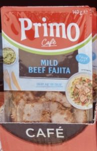 Primo Cafe Mild Beef Fajita 140g