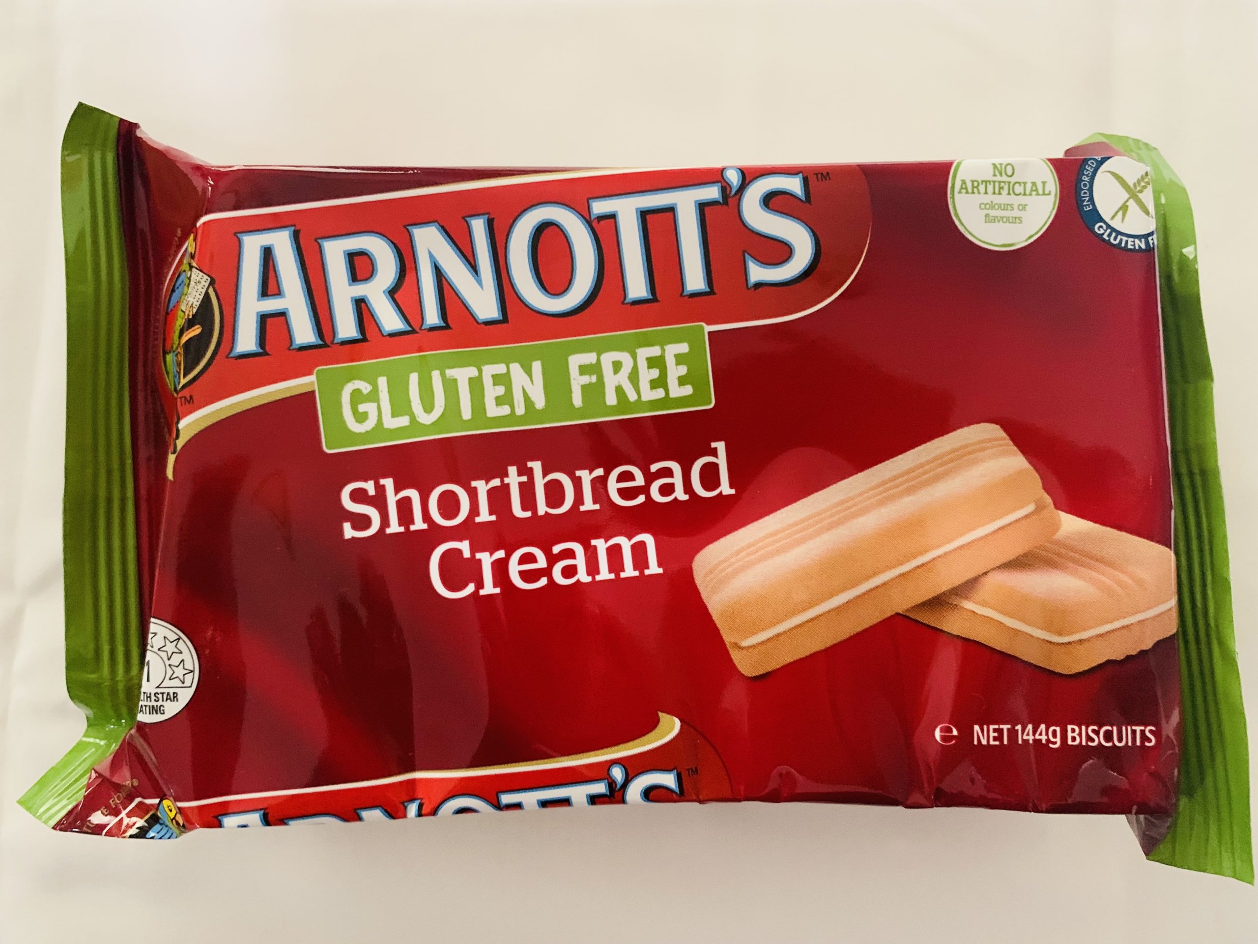 Arnotts Gluten Free Shortbread Creams 144g Gluten Free Products Of Australia 4582