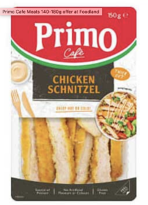 Primo Cafe Chicken Schnitzel 150g