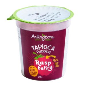 Arlingtons Tapioca Pudding Raspberry 220g