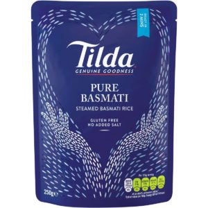 Tilda Microwave Steamed Pure Basmati Rice 250g