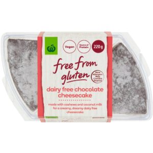 Woolworths Free From Gluten Dairy Free Chocolate Cheesecake 220g
