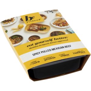 Be Fit Food Spicy Pull Mexican Beef Frozen Meal 235g