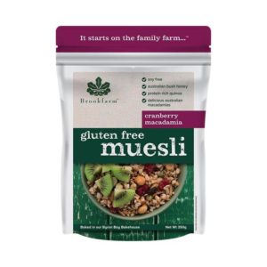Gluten Free Muesli Macadamia Cranberry 350g