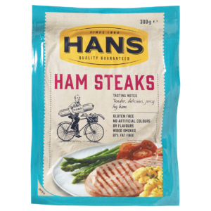 Hans Pork Ham Steaks 300g