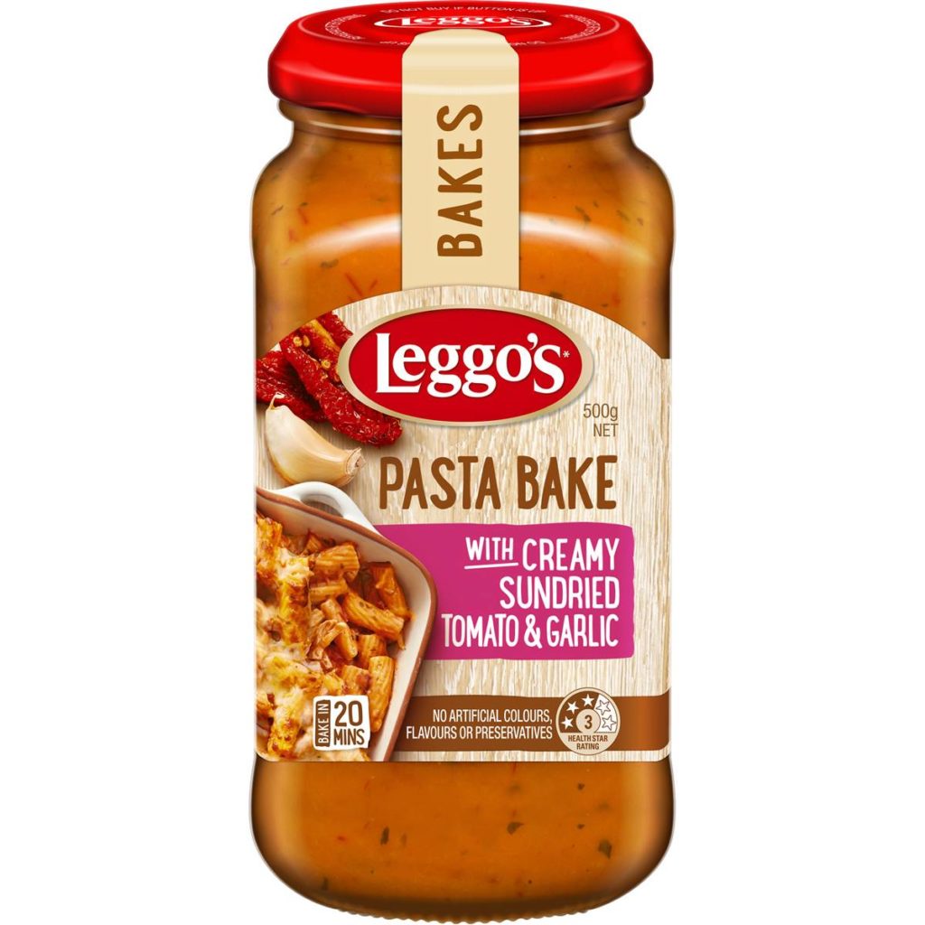 Leggos Pasta Bake Sundried Tomato Garlic 500g