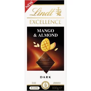 Lindt Excellence Dark Chocolate Mango & Almond 100g