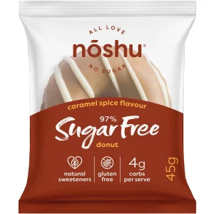 Noshu 97% Sugar Free Caramel Spice Donut 45g