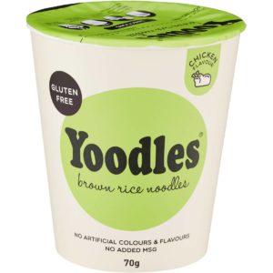 Yoodles Brown Rice Noodles Chicken 70g