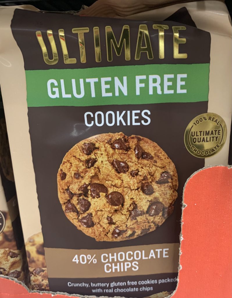 Coles Ultimate Gluten Free Cookies 40% Chocolate Chips