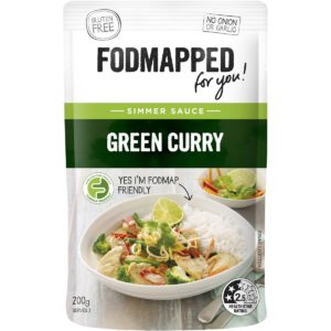 Fodmapped For You Simmer Sauce Green Curry 200g