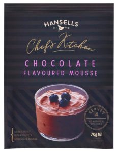 Hansells Chef's Kitchen Chocolate Flavoured Mousse 70g